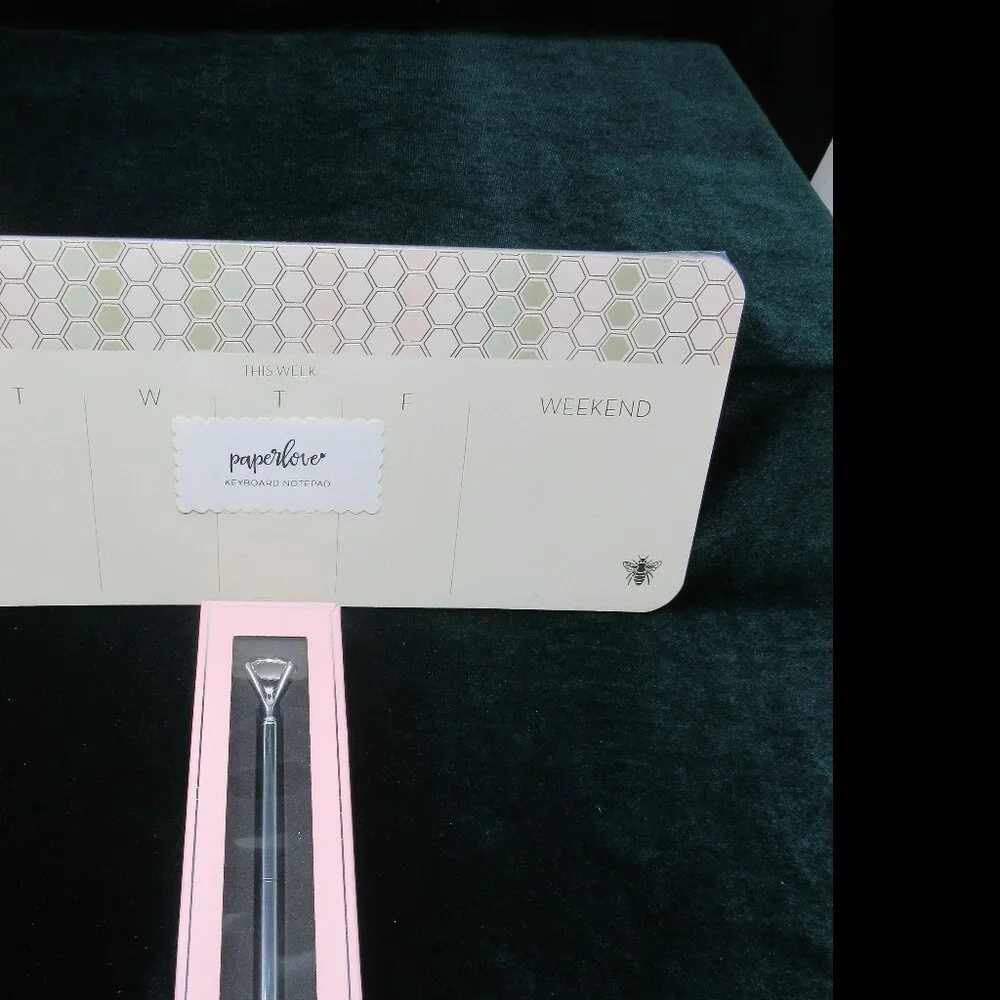 Paper Love Keyboard Notepad & Pen Set